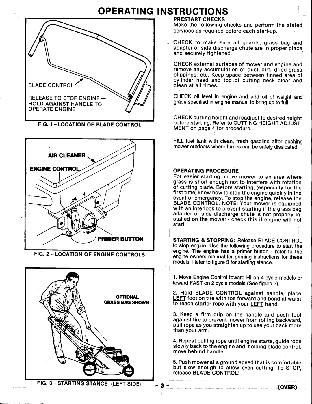 Snapper ODLW309T manual 