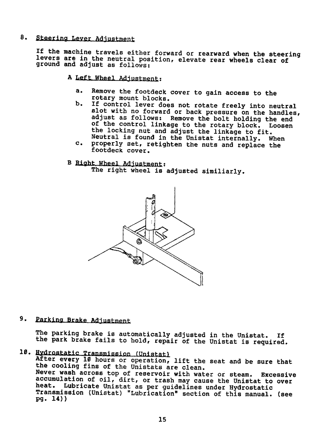 Snapper P-10603 manual 