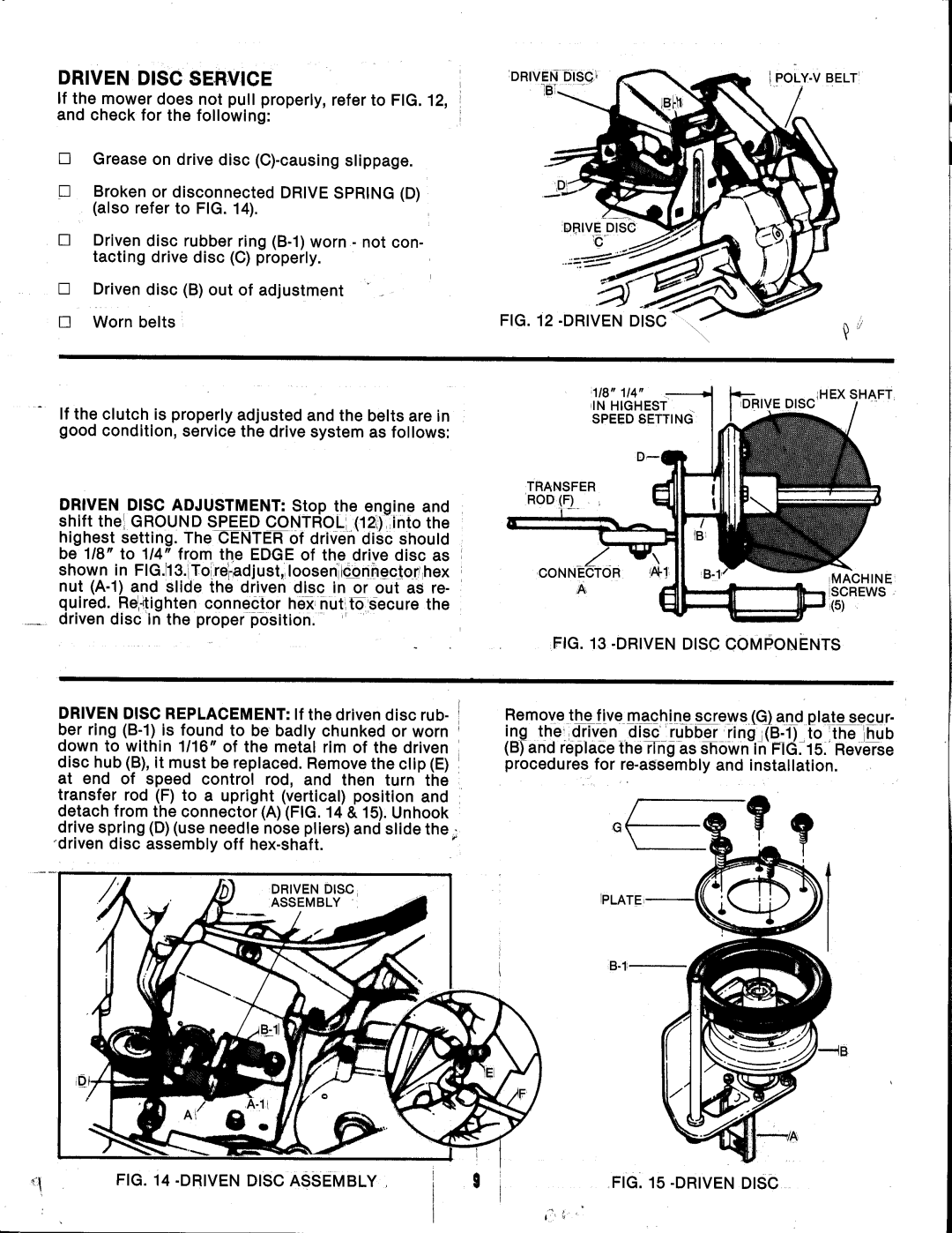 Snapper P21506BE, P21406T-2 manual 