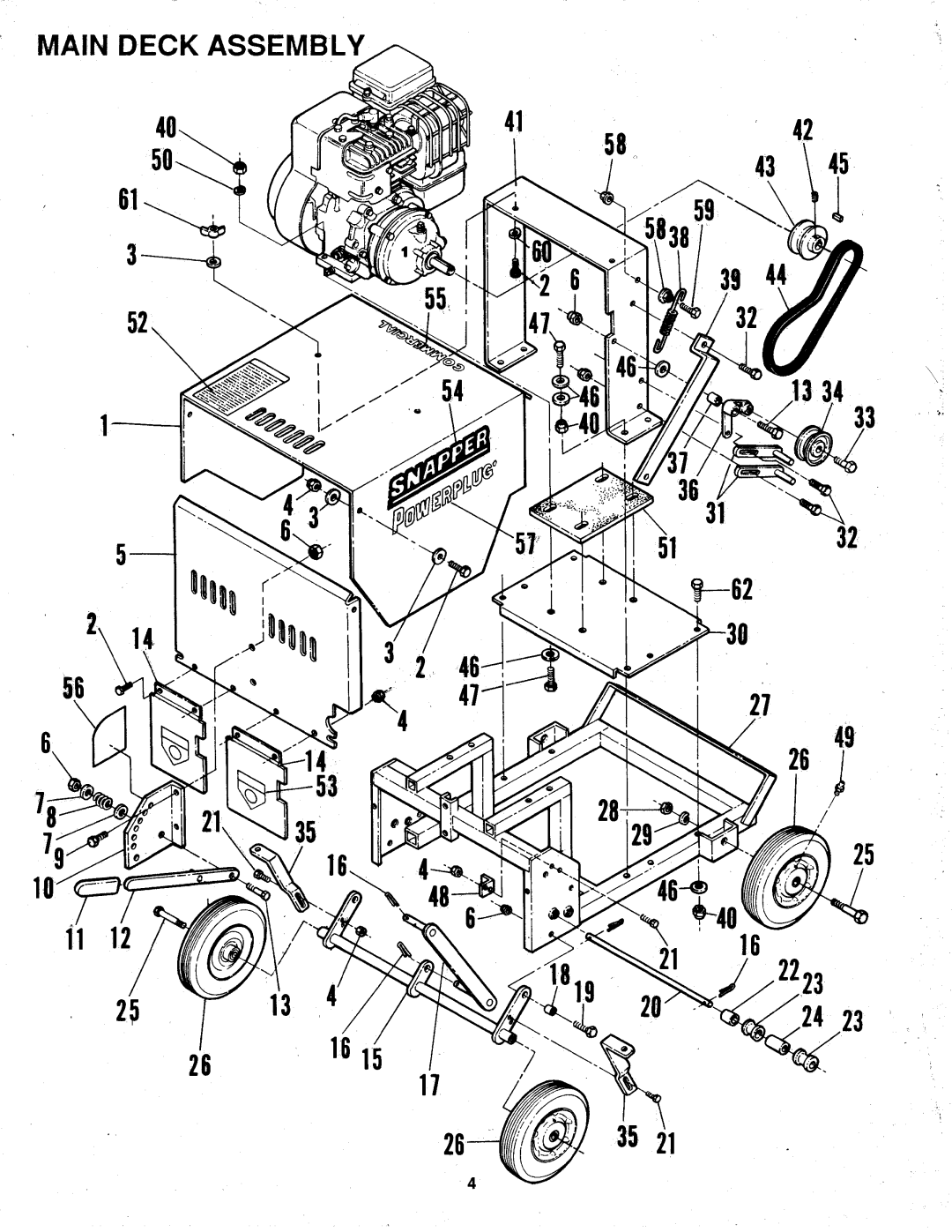 Snapper PP5001 manual 