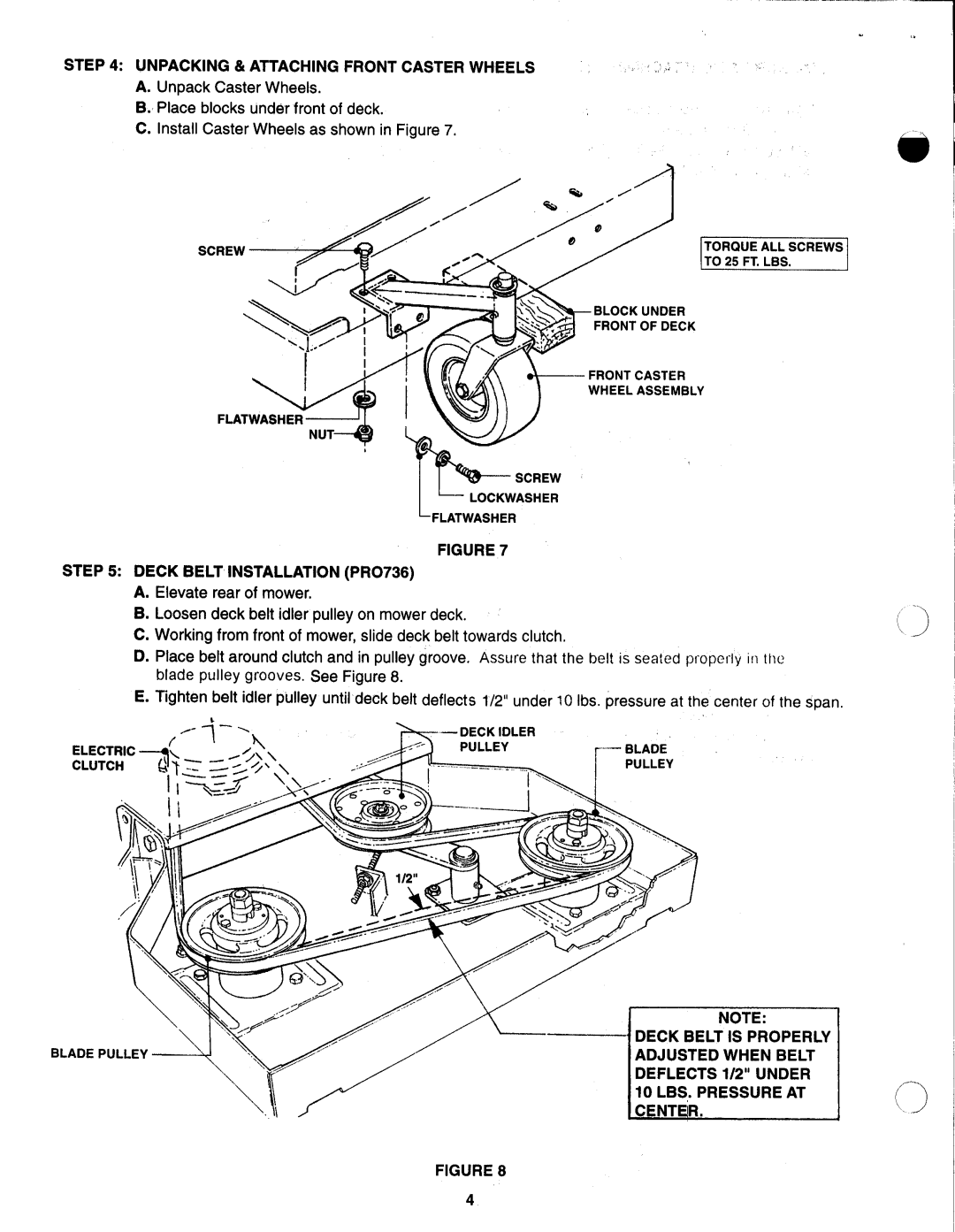 Snapper PRO725 manual 