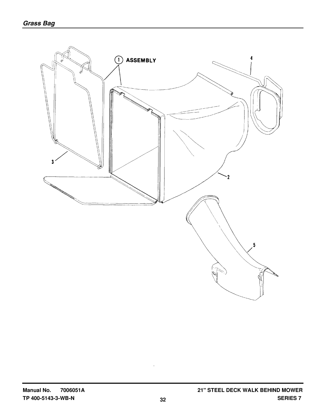 Snapper R21507B, R21407T, R21507TV, MP21507BE, MP21357B, DP21507BE, DP21407T-2, G23157B, GP21507BE, OP21507B Grass Bag 