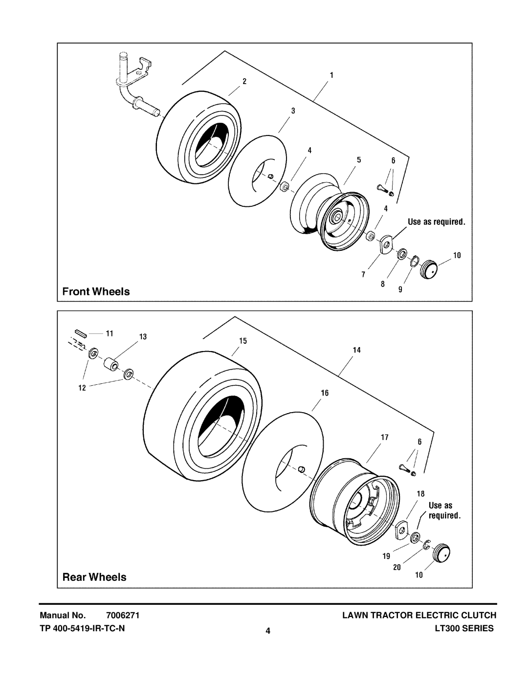 Snapper RD2140 (2690774) manual Manual No 7006271 