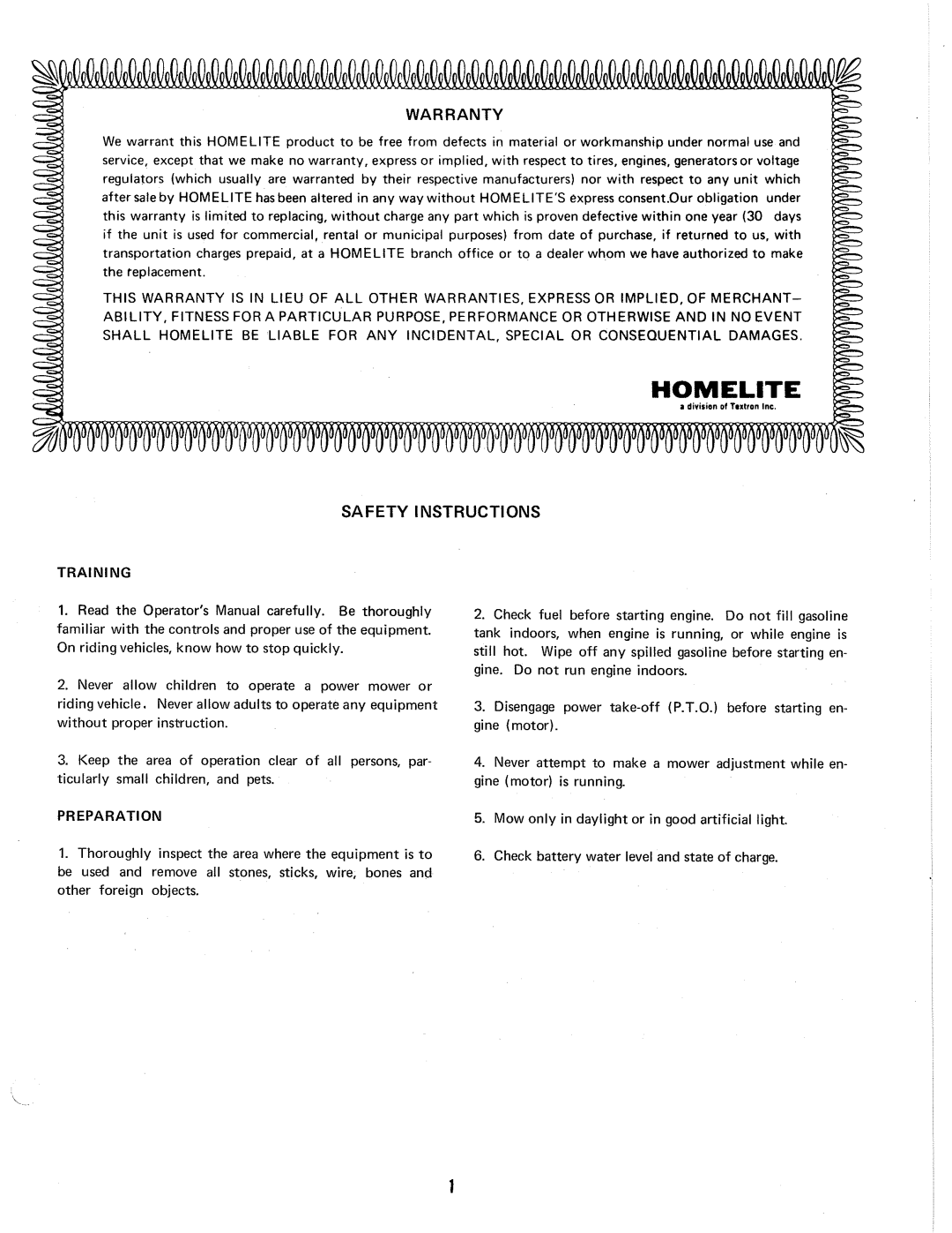 Snapper RE-8E manual 