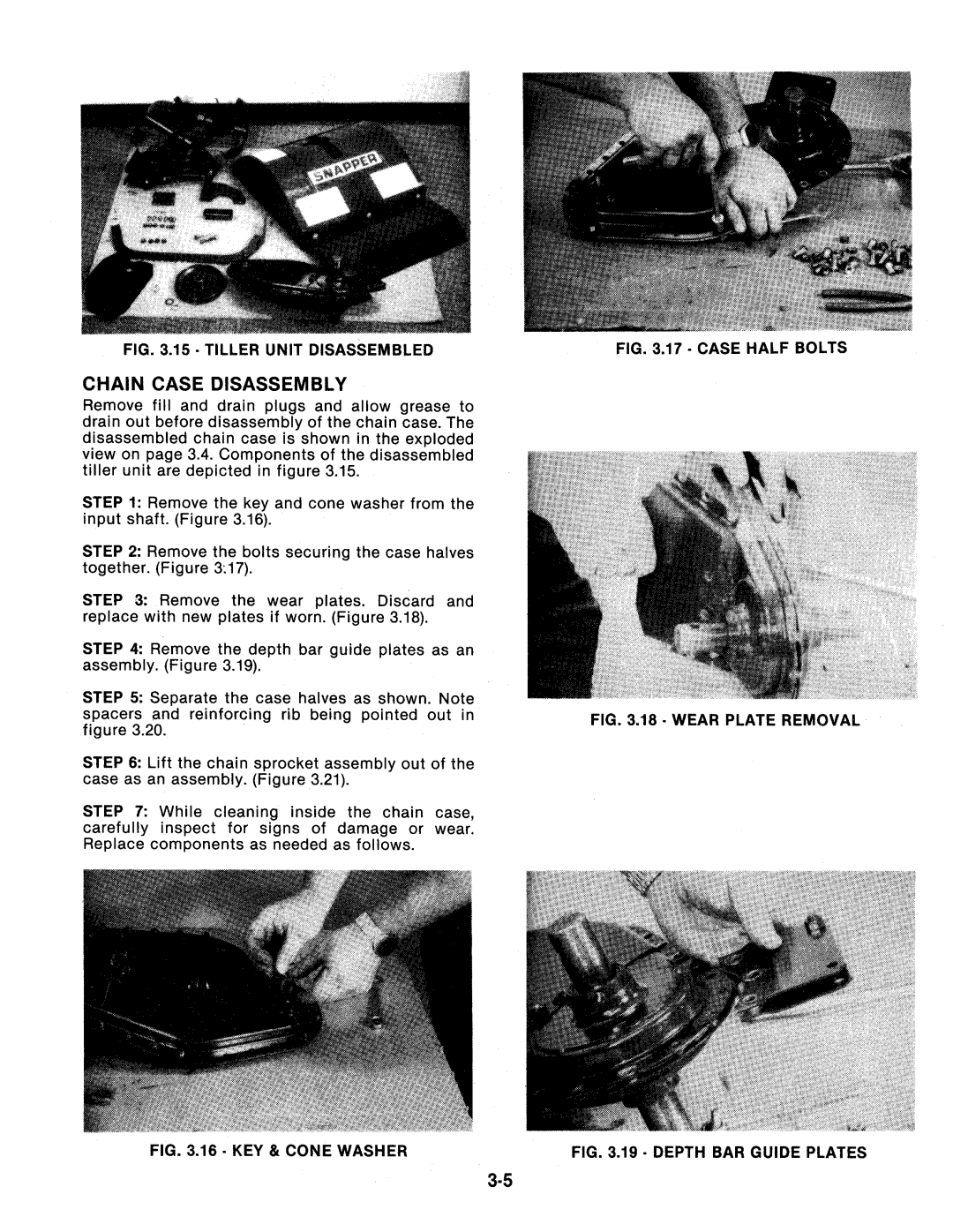 Snapper RT8, RT5 manual 