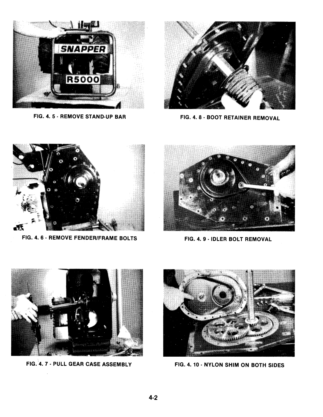 Snapper RT5, RT8 manual 