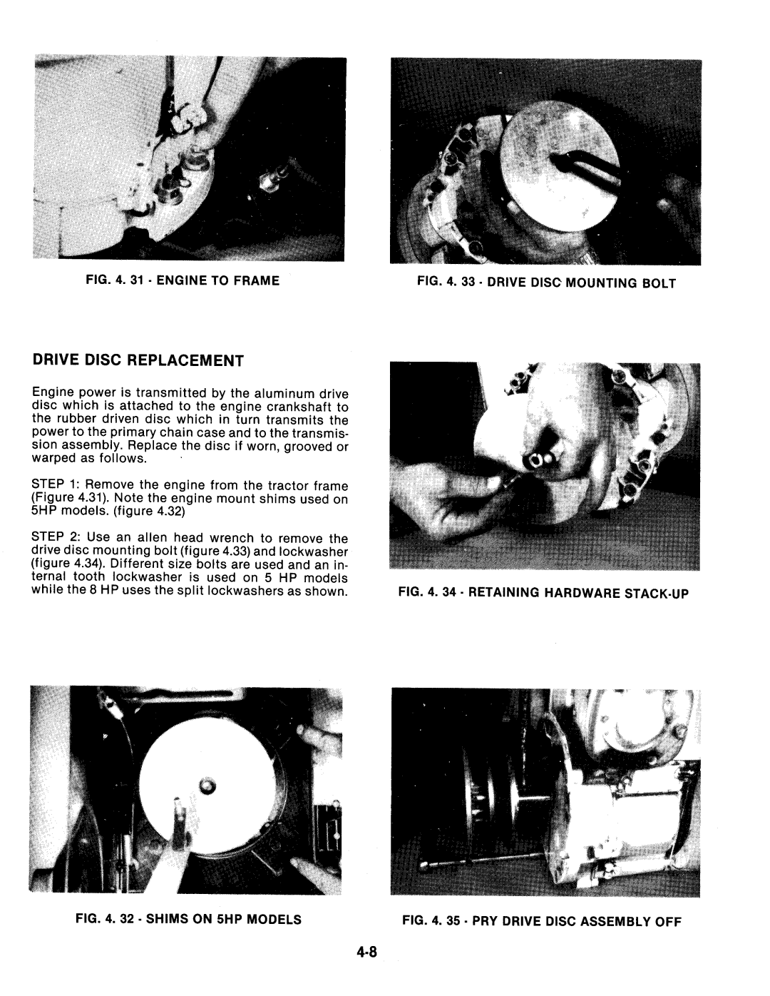 Snapper RT5, RT8 manual 