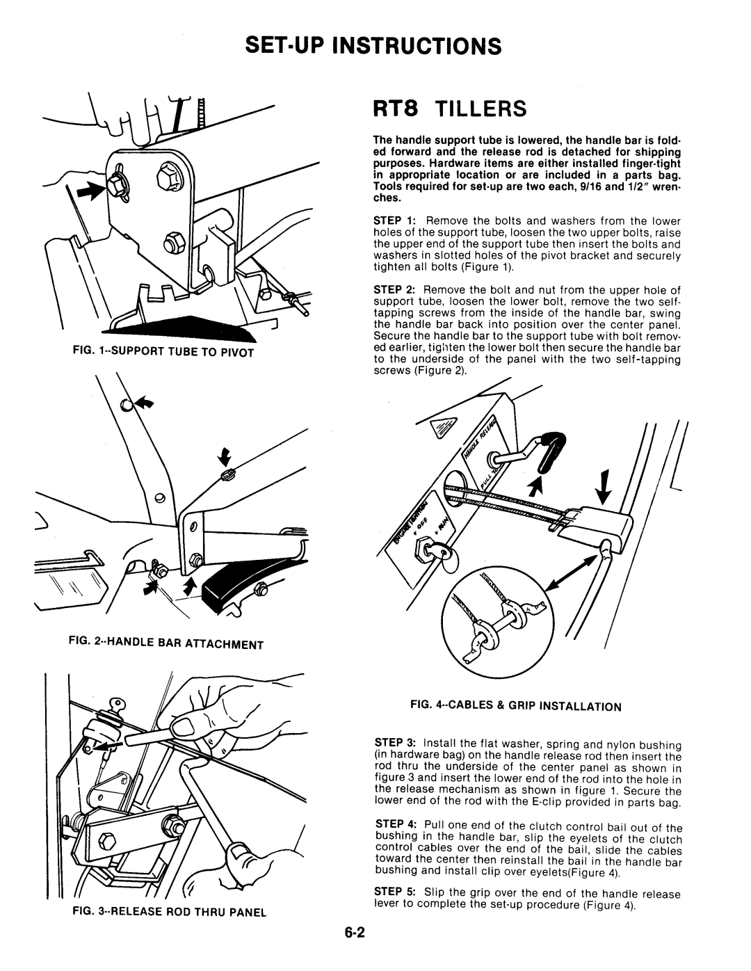 Snapper RT5, RT8 manual 