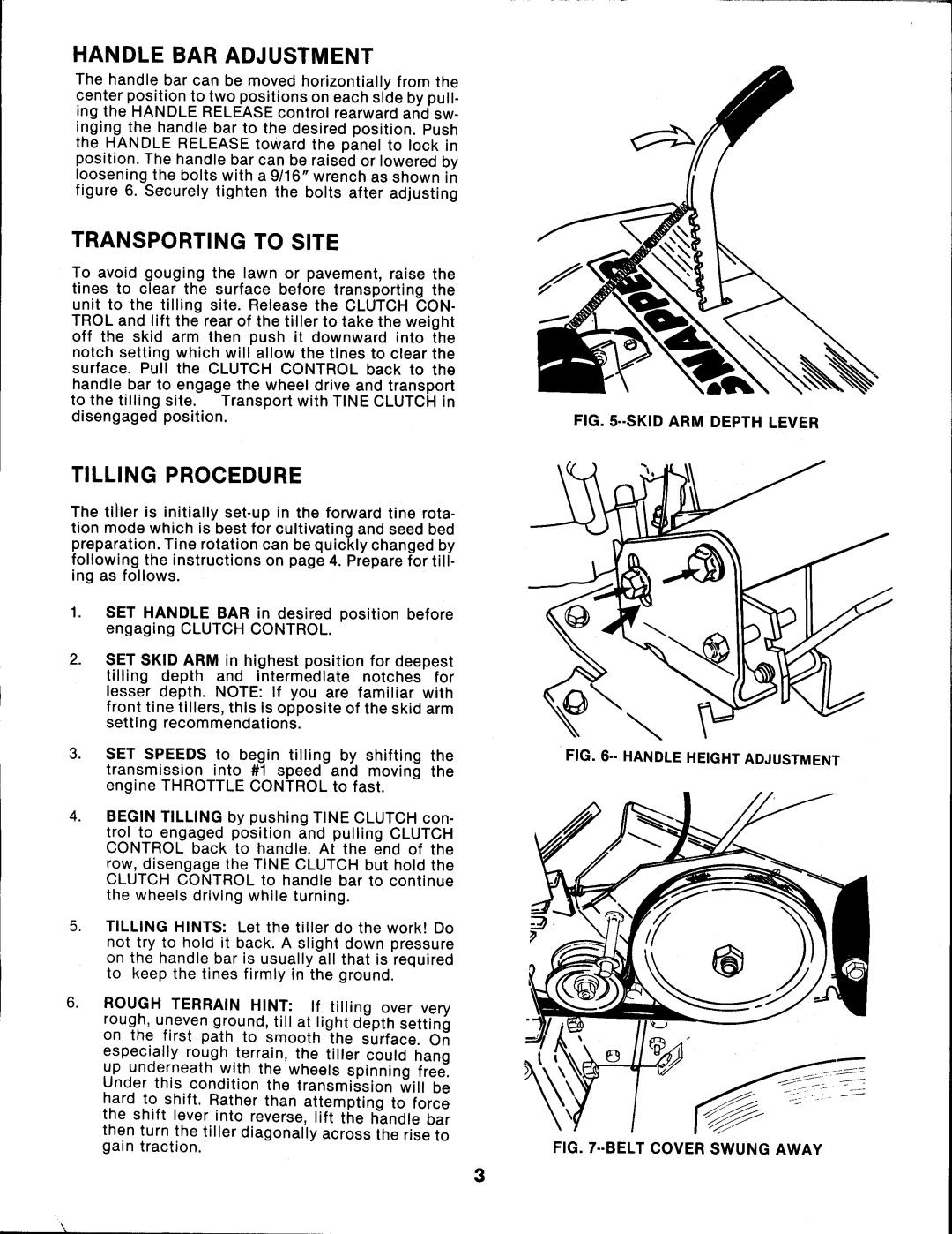 Snapper RT8S manual 