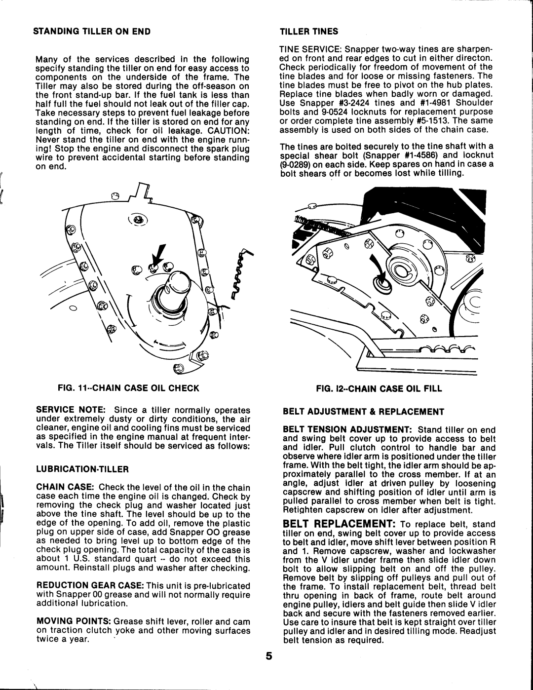 Snapper RT8S manual 