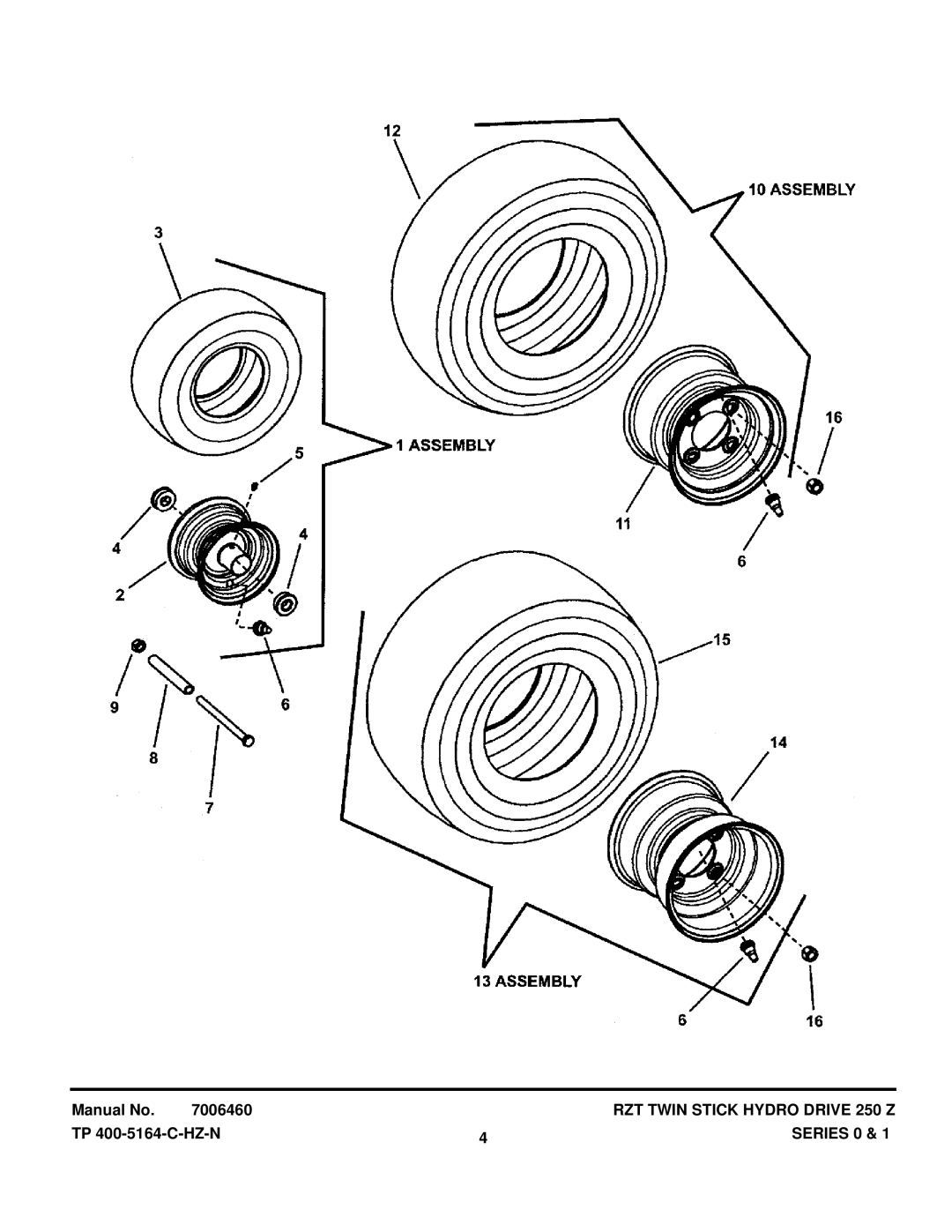 Snapper RZT185381BVE, RZT20421BVE2 manual Manual No 7006460 