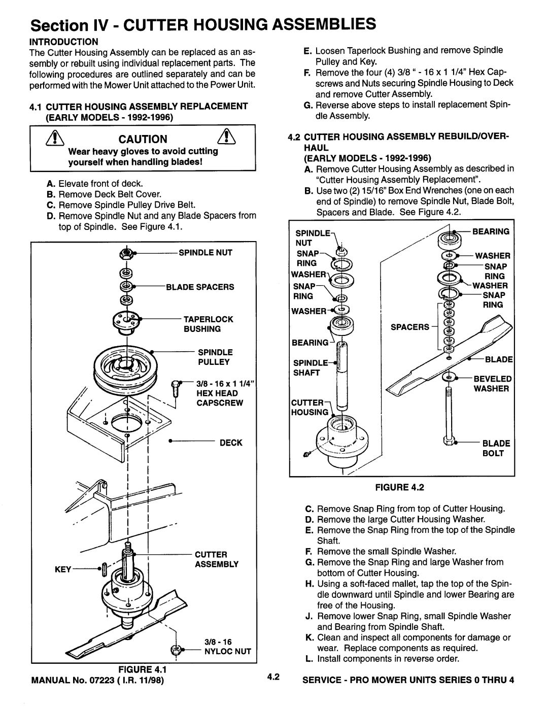 Snapper Series 0 thru Series 4 manual 