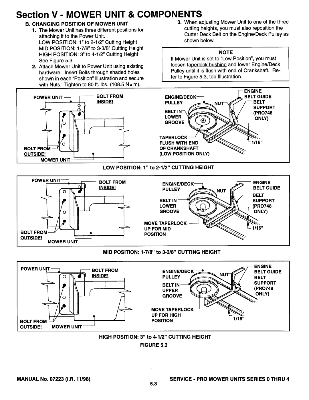 Snapper Series 0 thru Series 4 manual 