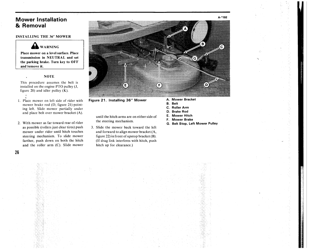 Snapper Series 3100 manual 