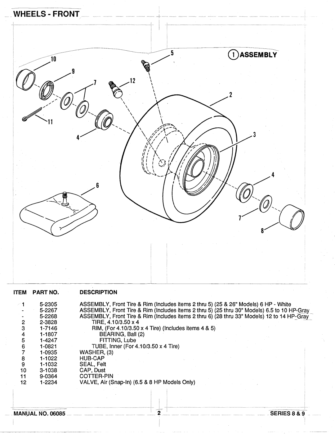 Snapper Series 9 manual 