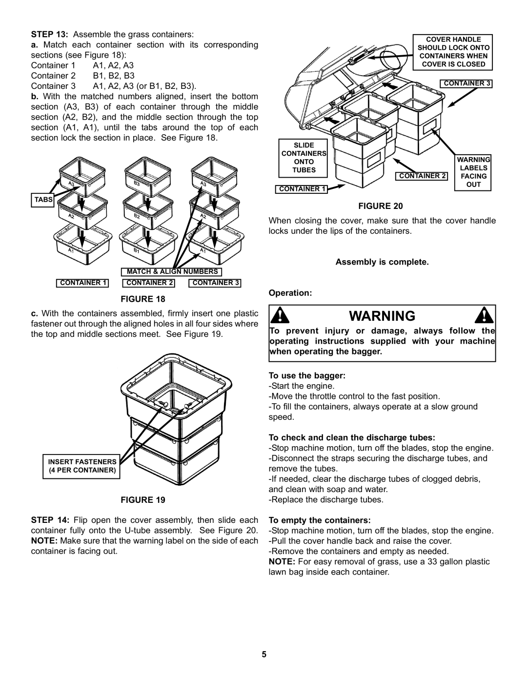 Snapper Simplicity RZT Riding Mowers manual Assembly is complete Operation 