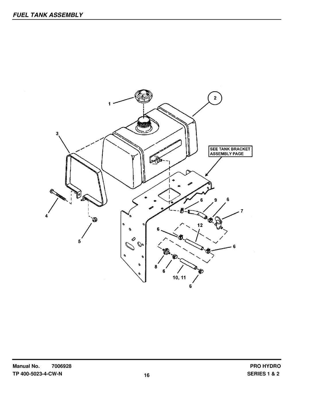 Snapper SPLH141KWE SP520, SPA521, SPA611, SPLH171KW SPA480, SPLH152KW SPA361, SPLH231KHE SPA520, SPLH141KH Fuel Tank Assembly 