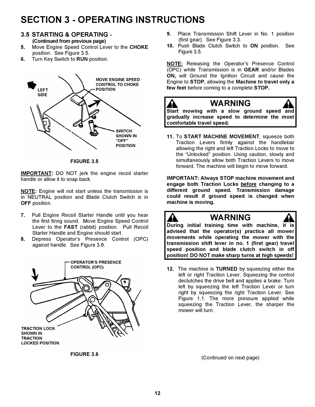 Snapper SPE132KW, SPE152KW, SPE361, SPE481, SPE152KW, SPE132KW, SPE361, SPE481 important safety instructions On next 