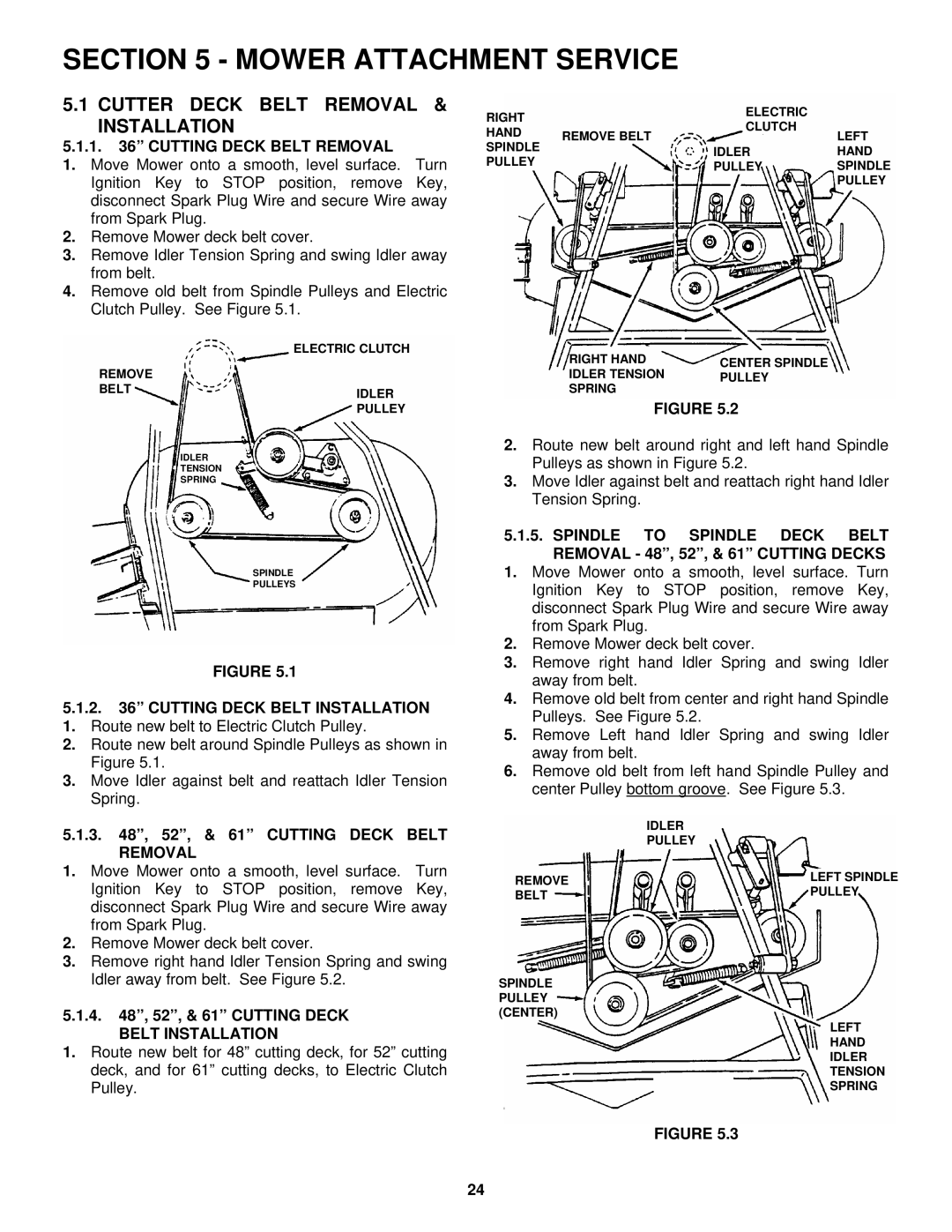 Snapper SPLH152KW, SPLH172KW, SPA361, SPA481, SPA521, SPA611 important safety instructions Mower Attachment Service 