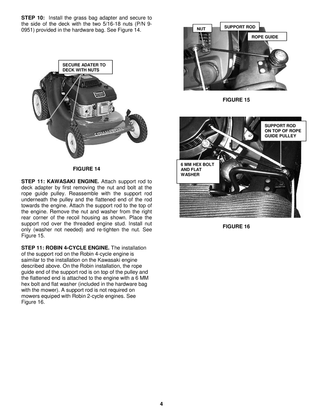 Snapper Steel Deck Commercial Walk Behind Mowers manual 