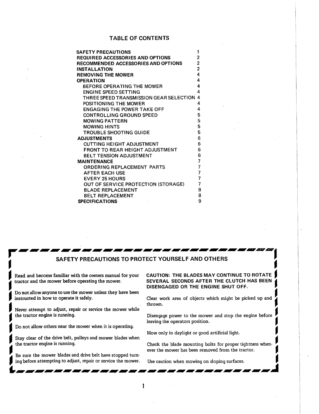 Snapper TP-1338 manual 