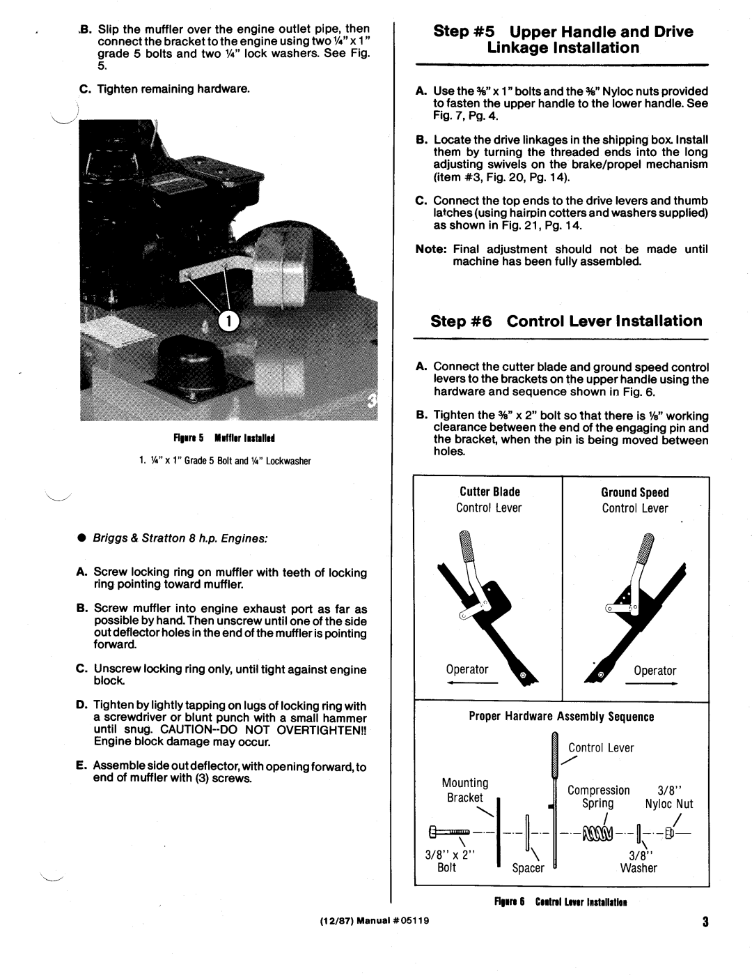 Snapper W48120S manual 