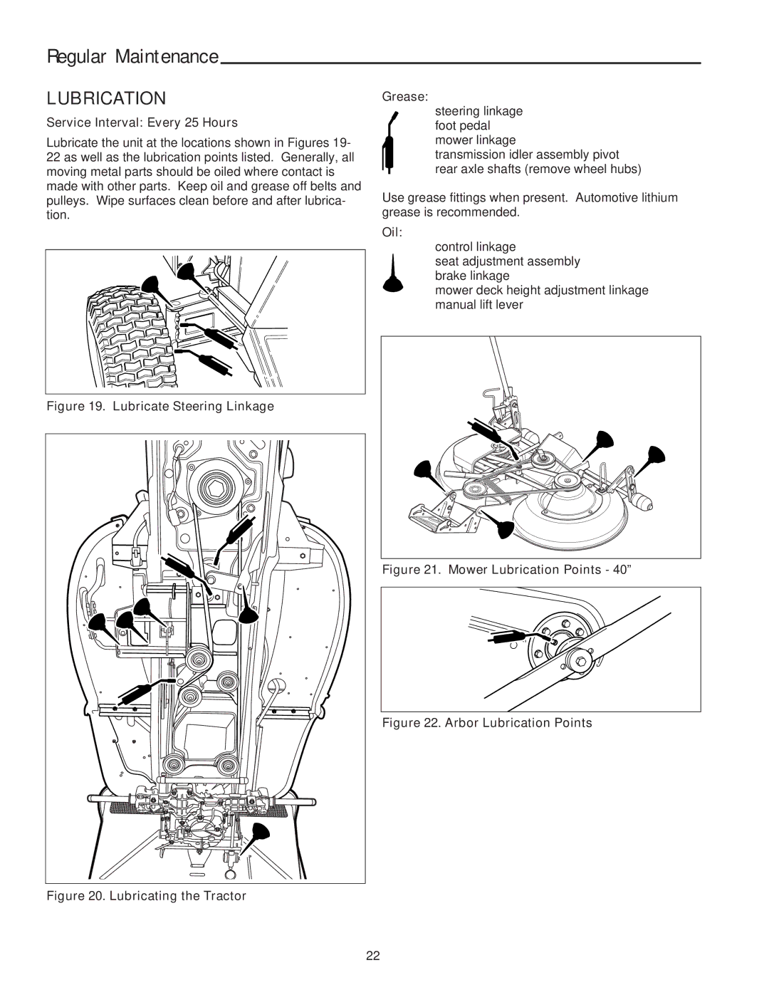 Snapper XL Series manual Lubrication, Oil 