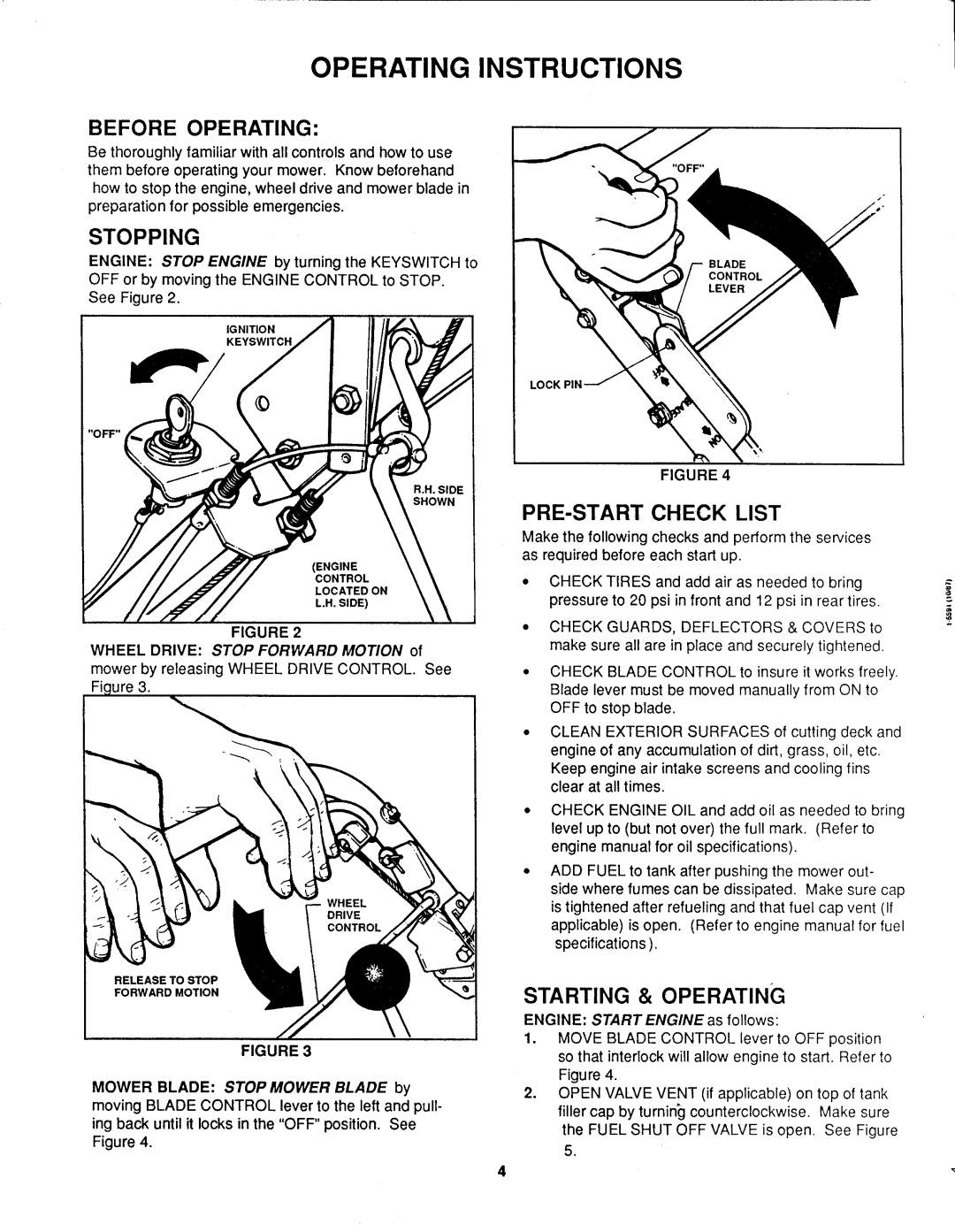 Snapper Y30120 manual 