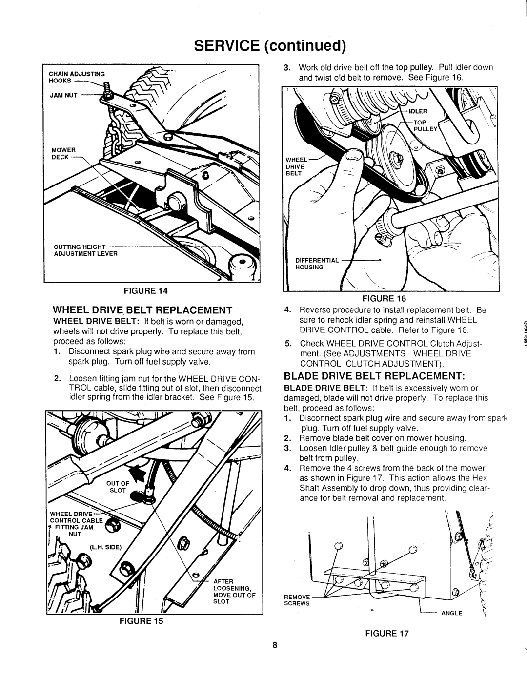 Snapper Y30120 manual 