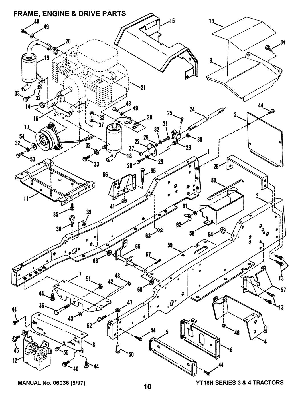 Snapper YT18H Series 3, YT18H Series 4 manual 