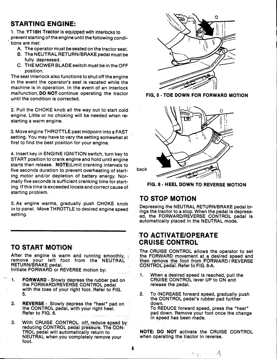 Snapper YT18H manual 