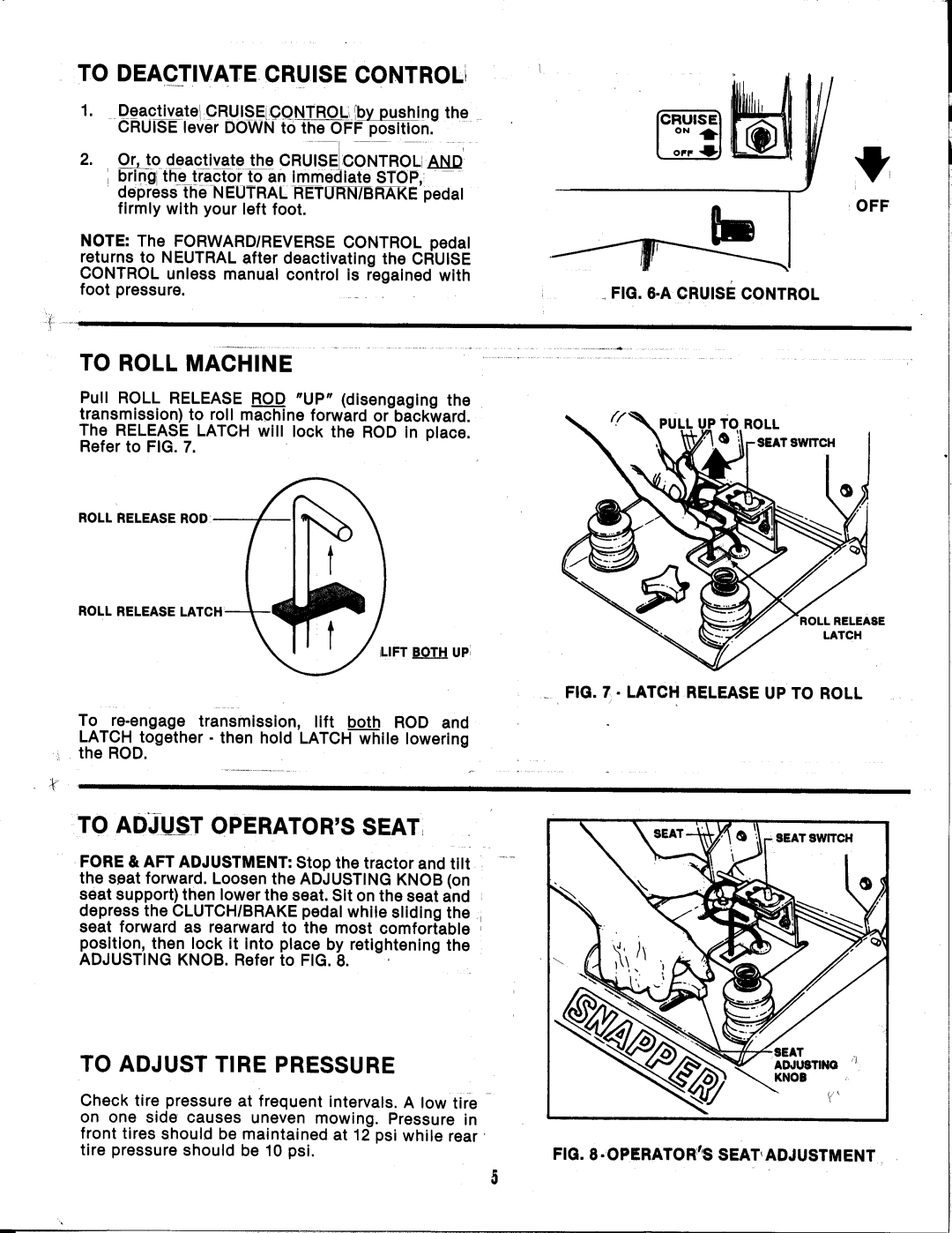 Snapper YT18H manual 