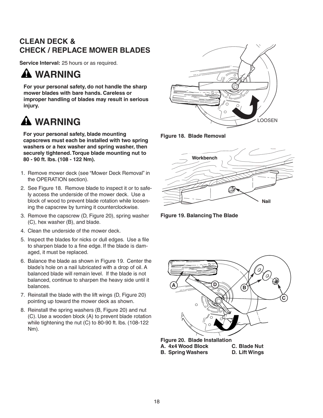 Snapper Z-Mow / 150Z manual Clean Deck Check / Replace Mower Blades, Blade Removal 