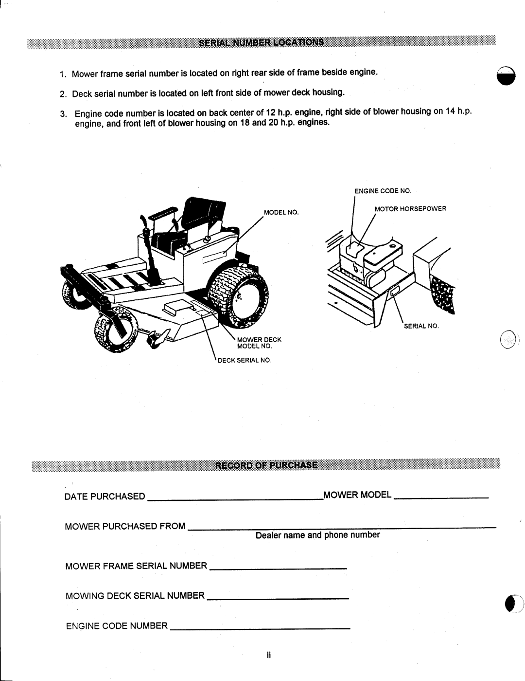 Snapper z2004k, Z1404K, Z1804K manual 