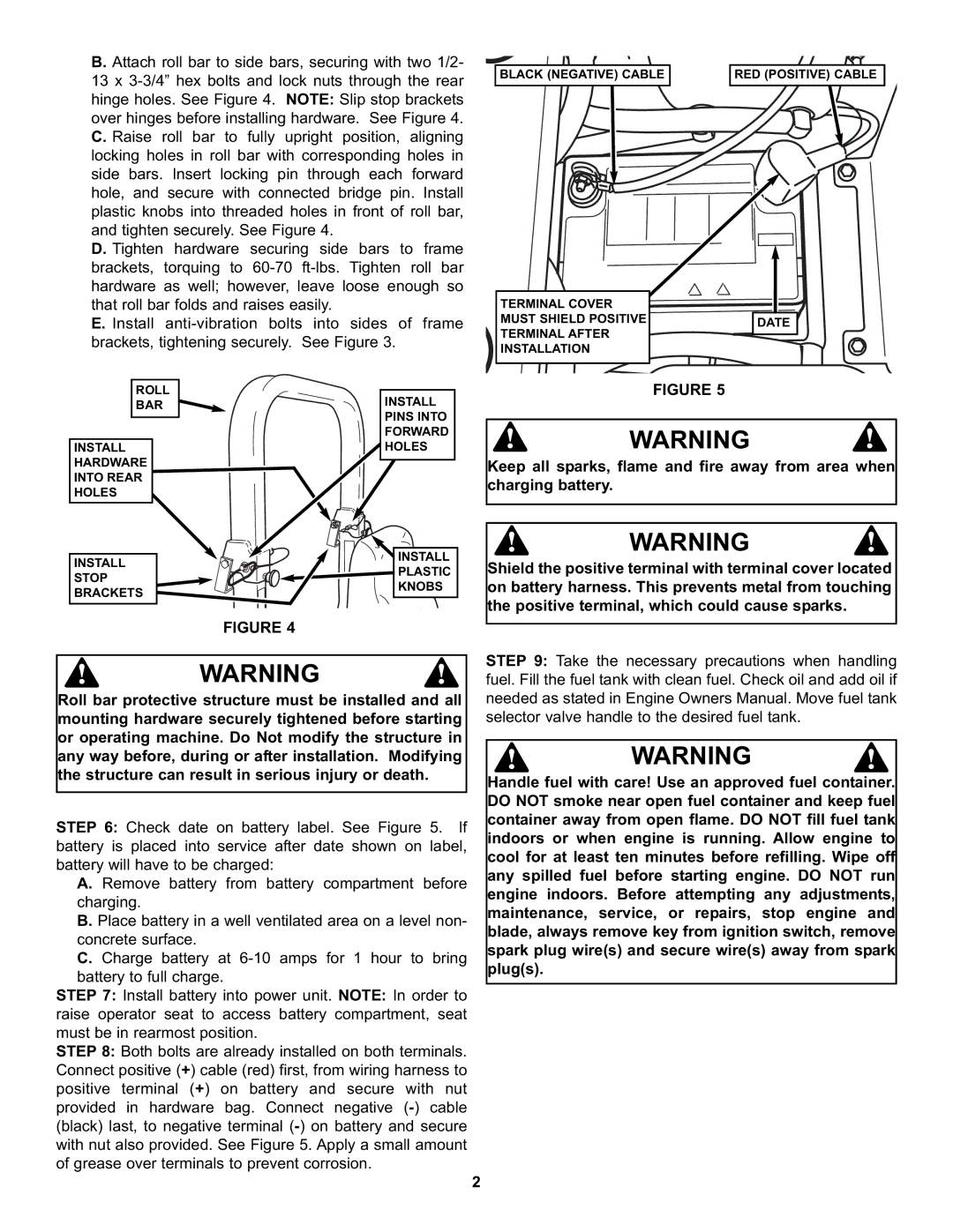 Snapper Zero Turning Z-Riding manual Install 