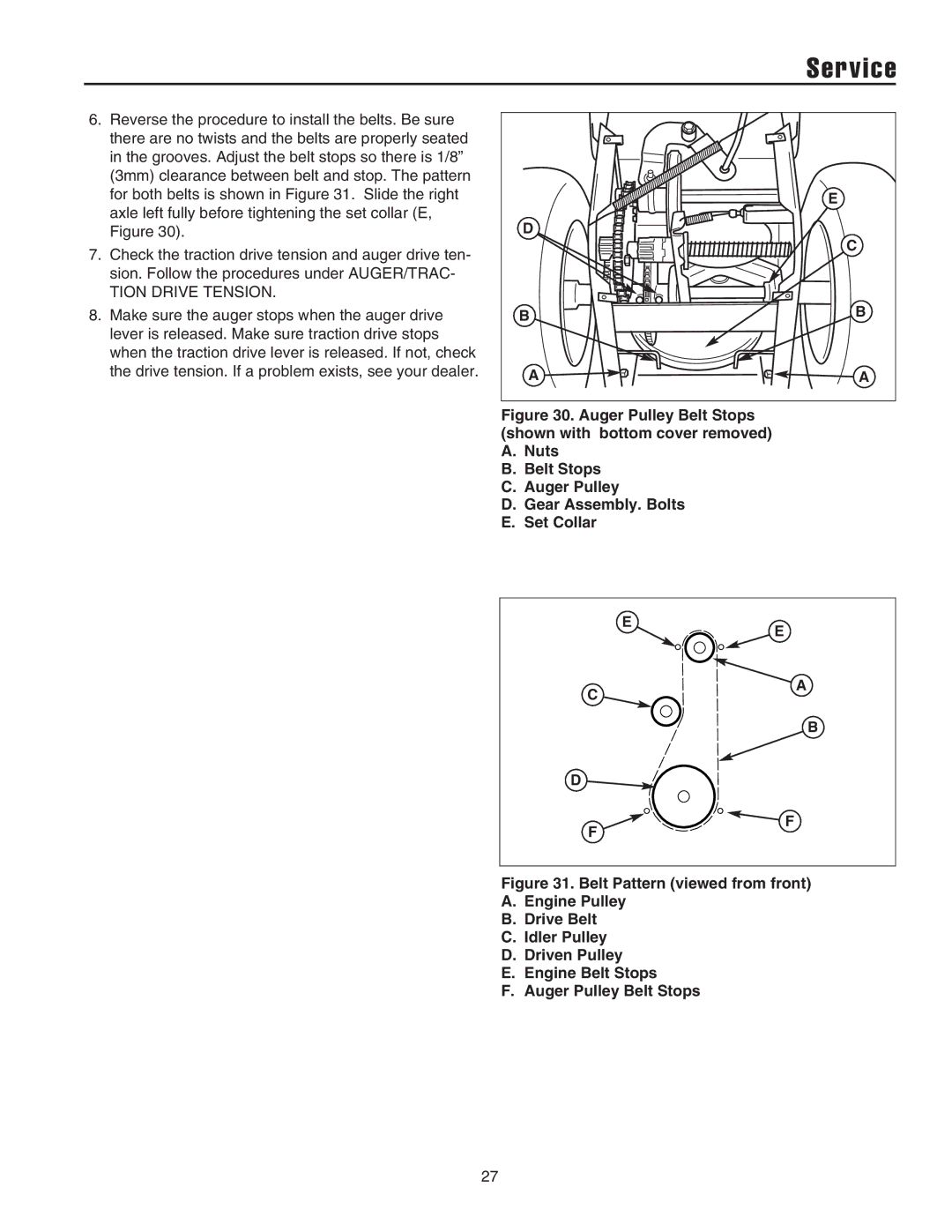 Snapper manual Service 