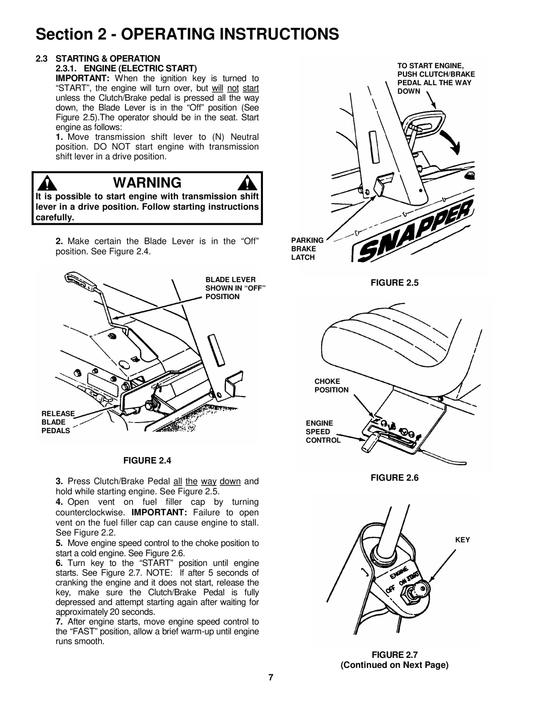 Snapper WM301021BE, M250821BE, M280921B, M281021BE, M300921B, M301021BE, WM280921B important safety instructions On Next 