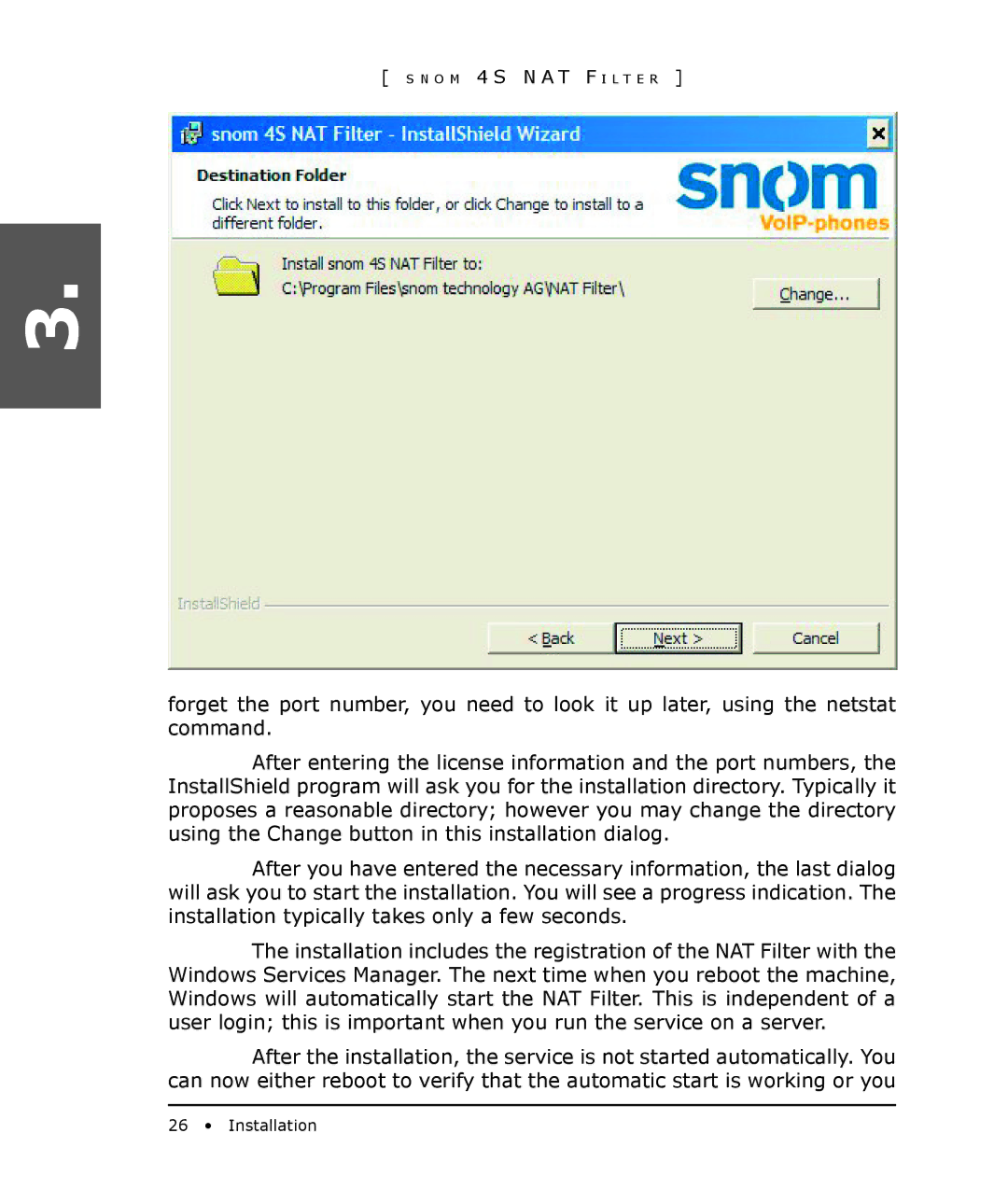 Snom 4S manual Installation 