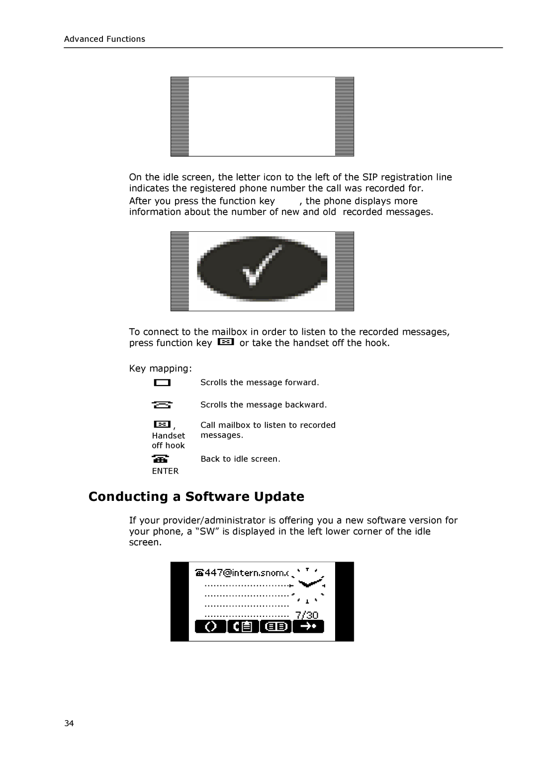 Snom VoIP Phone manual Conducting a Software Update 