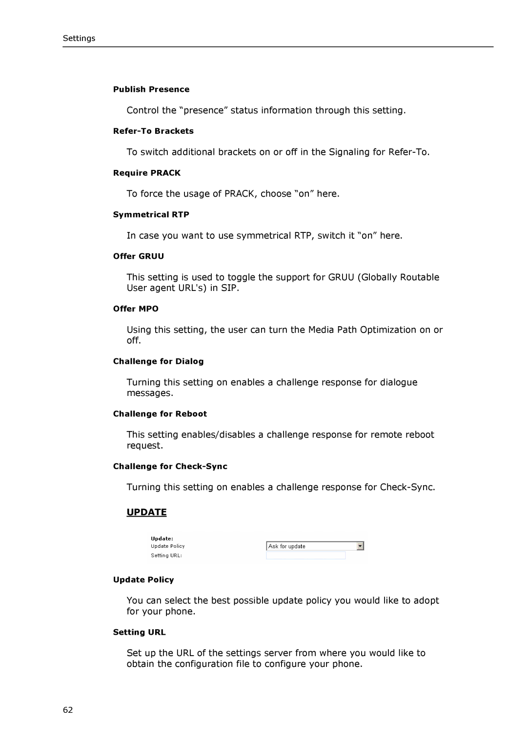 Snom VoIP Phone manual Update 