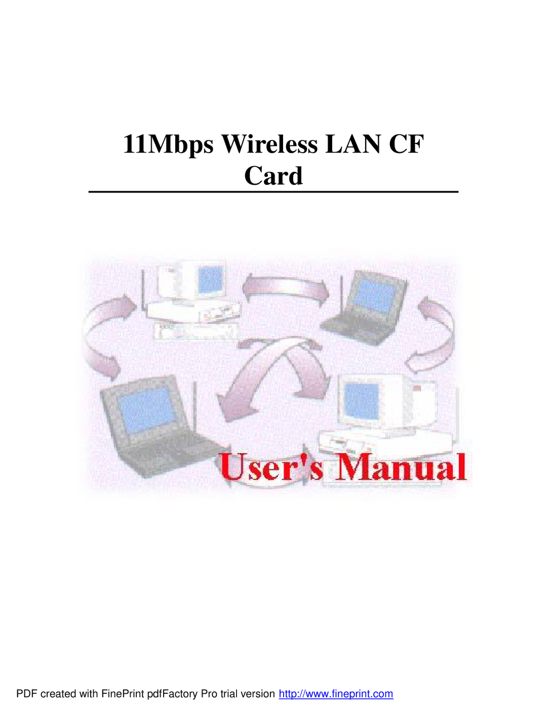 Socket Mobile manual 11Mbps Wireless LAN CF Card 