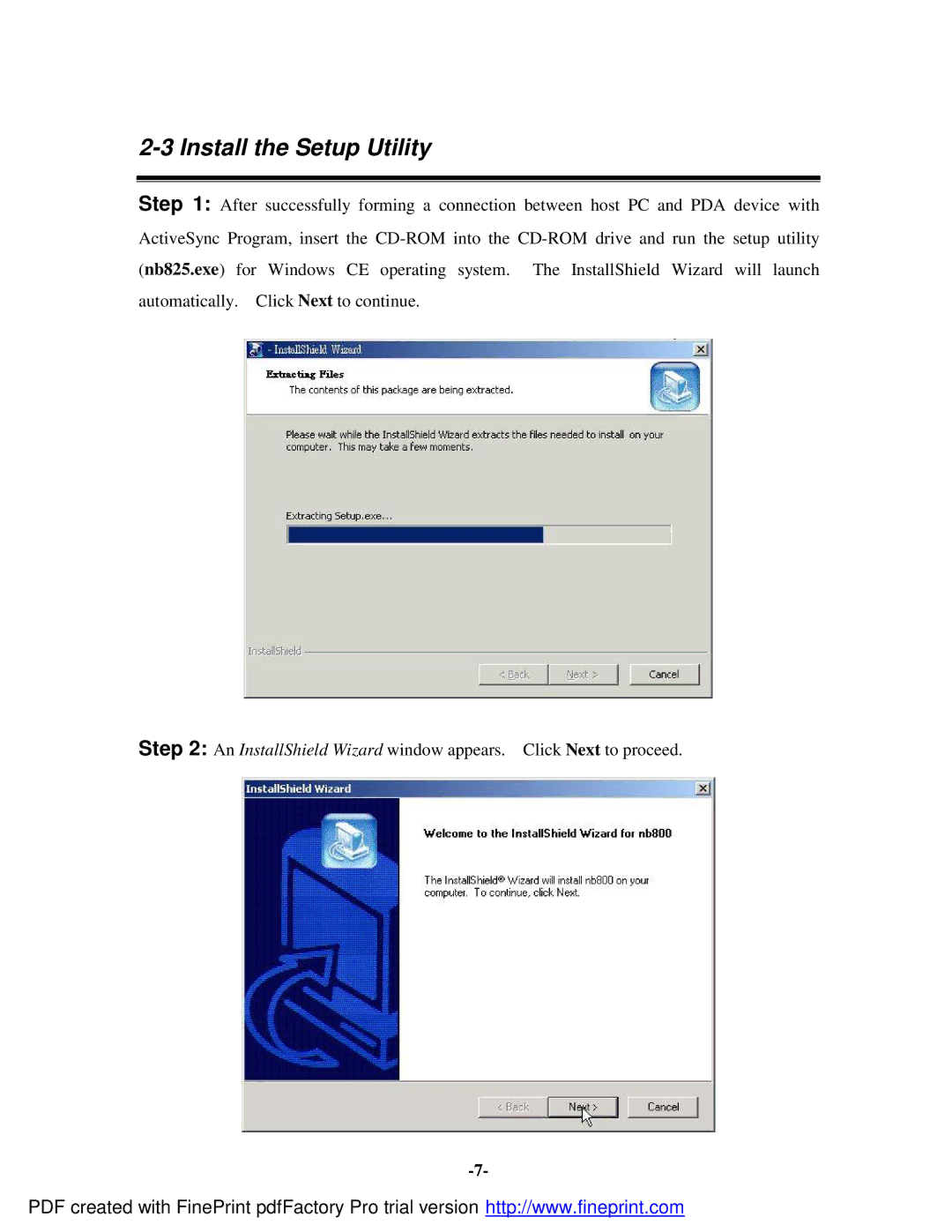 Socket Mobile 11Mbps manual Install the Setup Utility 