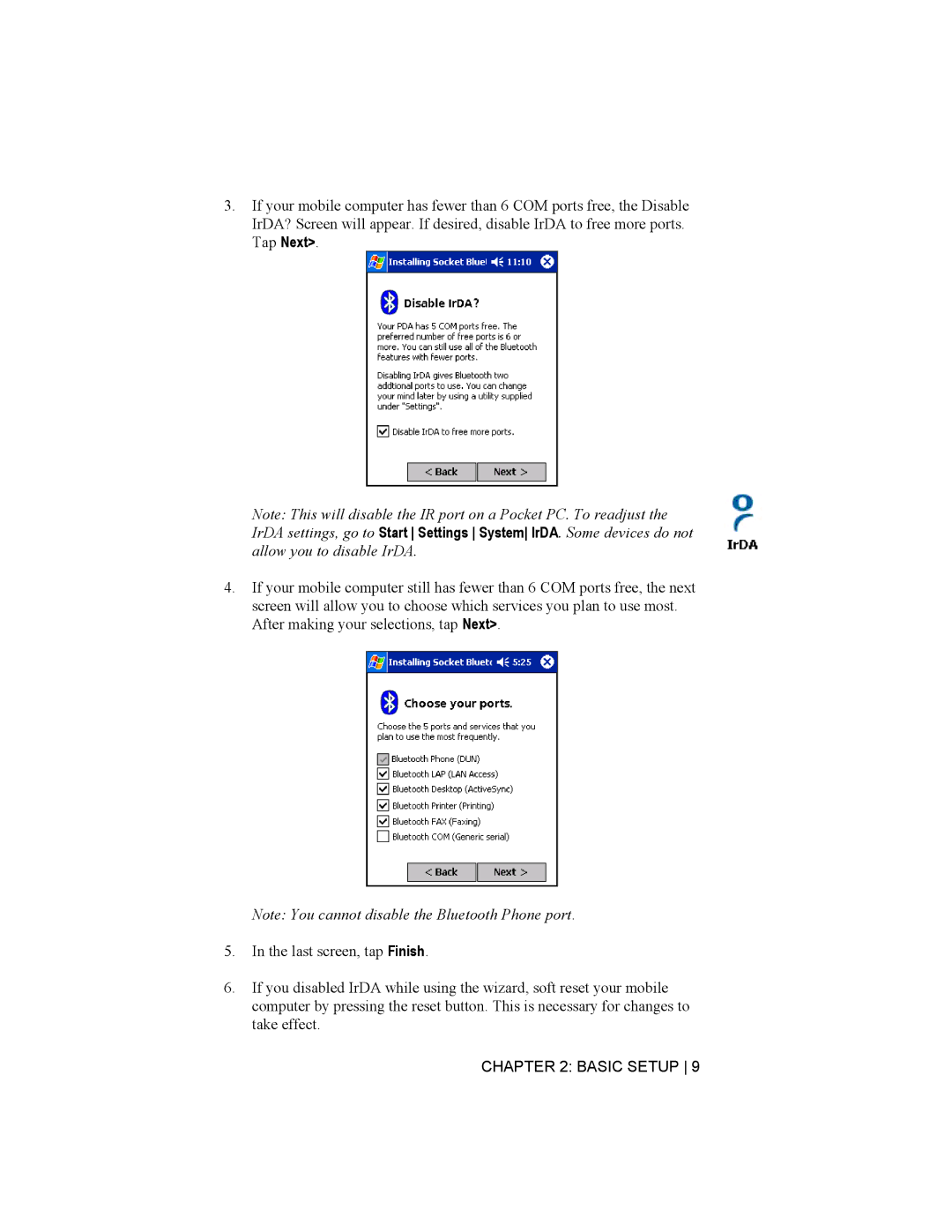 Socket Mobile Bluetooth Connection Kit manual Basic Setup 