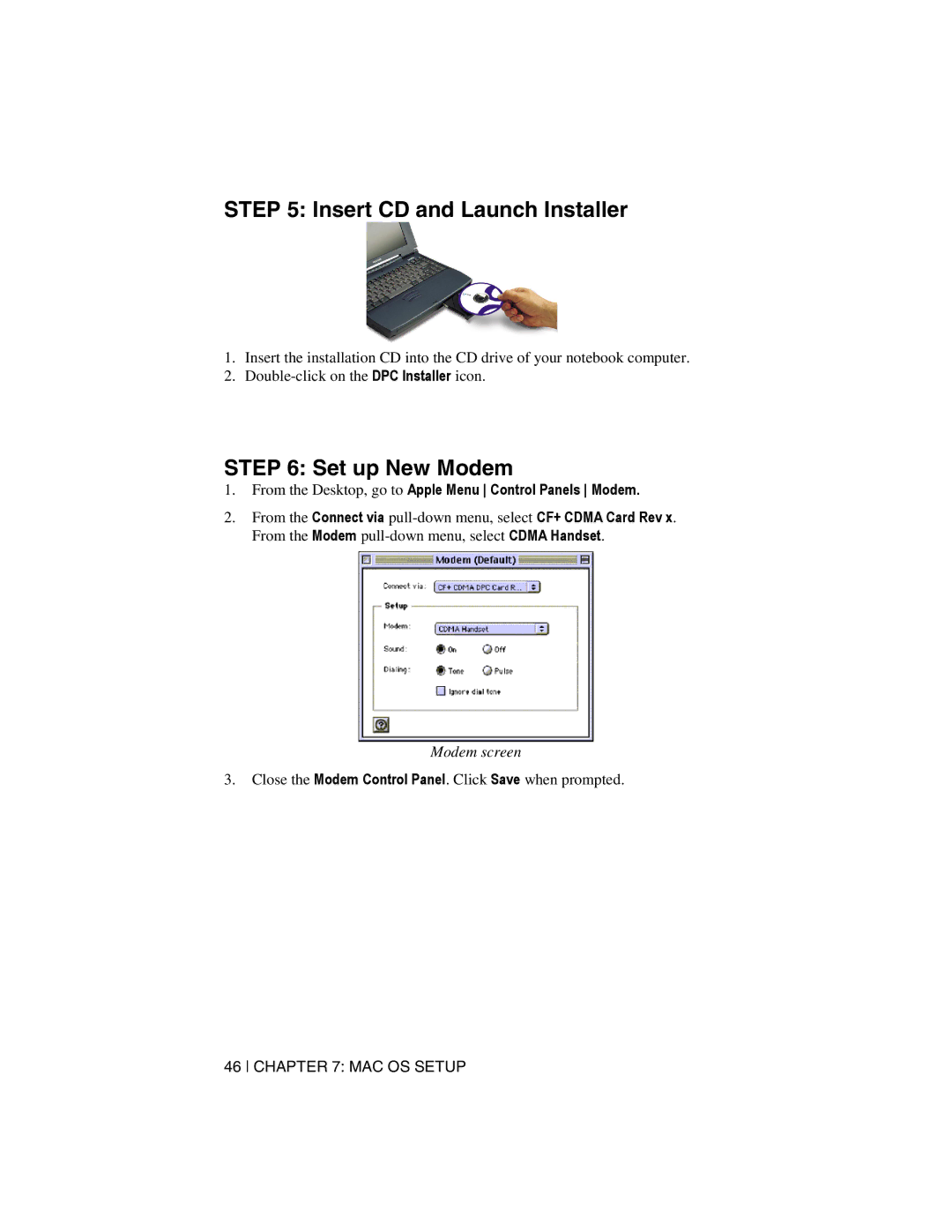 Socket Mobile Digital Phone Card for Data-Capable Mobile Phone manual Insert CD and Launch Installer, Set up New Modem 