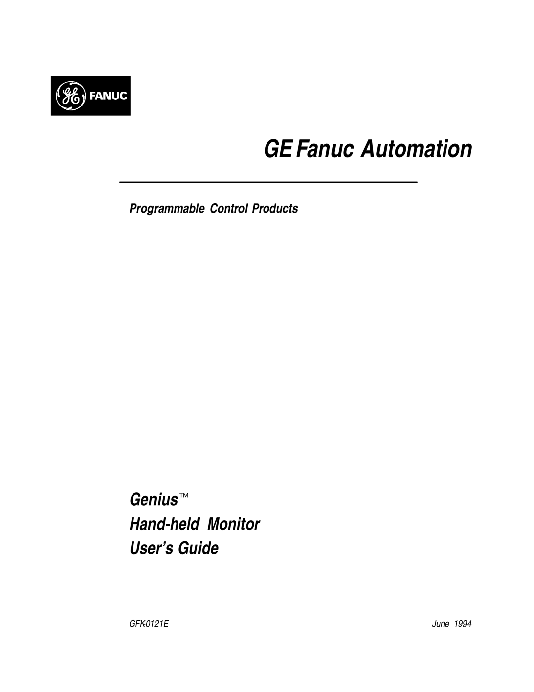 Socket Mobile GFK0121E manual GE Fanuc Automation 