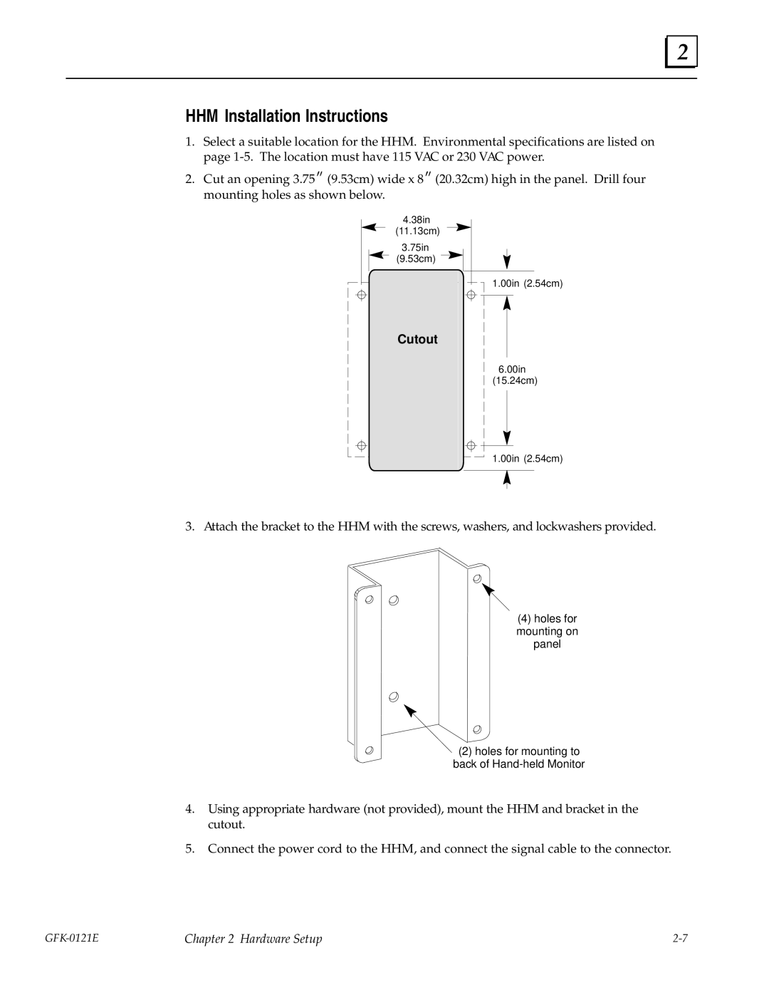 Socket Mobile GFK0121E manual HHM Installation Instructions, Cutout 