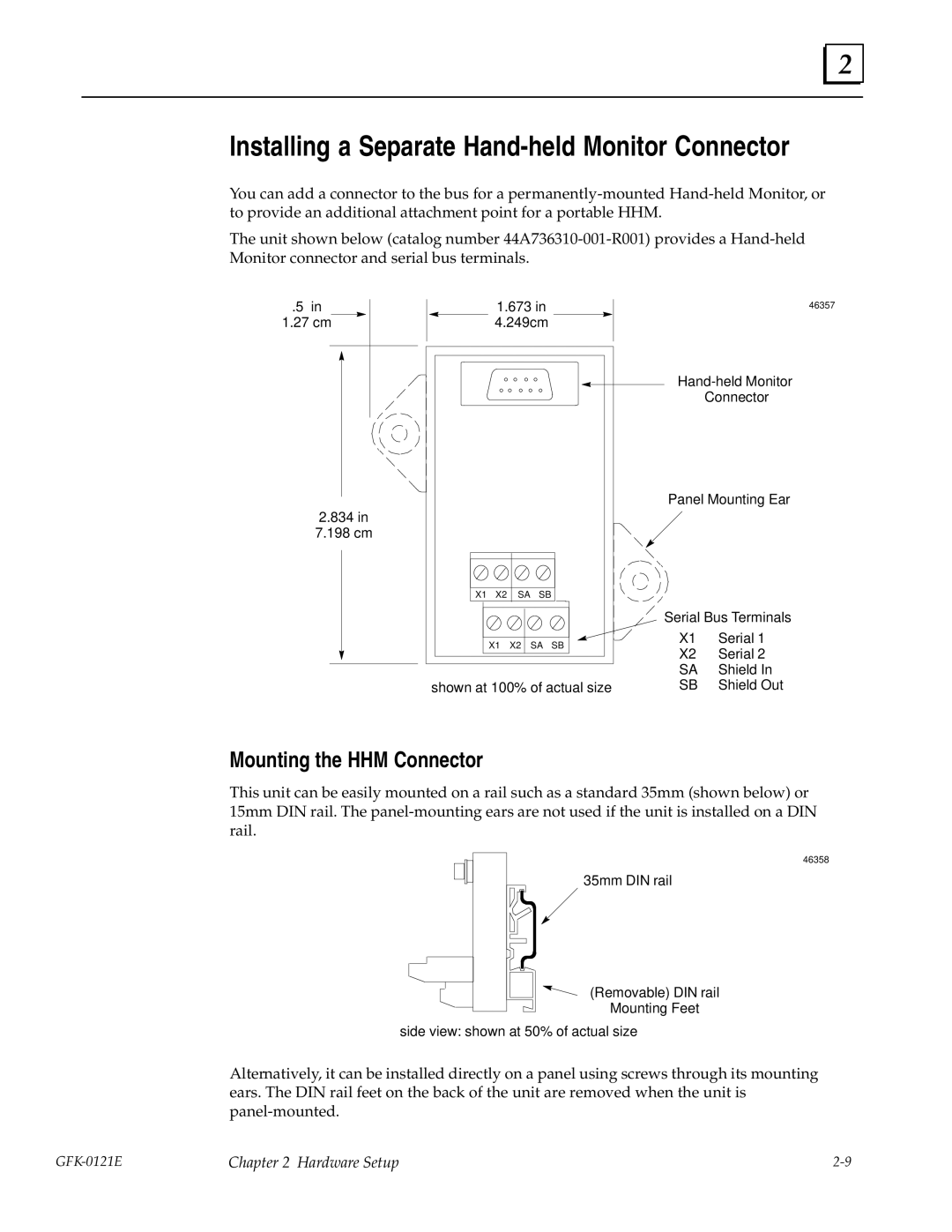 Socket Mobile GFK0121E manual Installing a Separate Hand-held Monitor Connector, Mounting the HHM Connector 