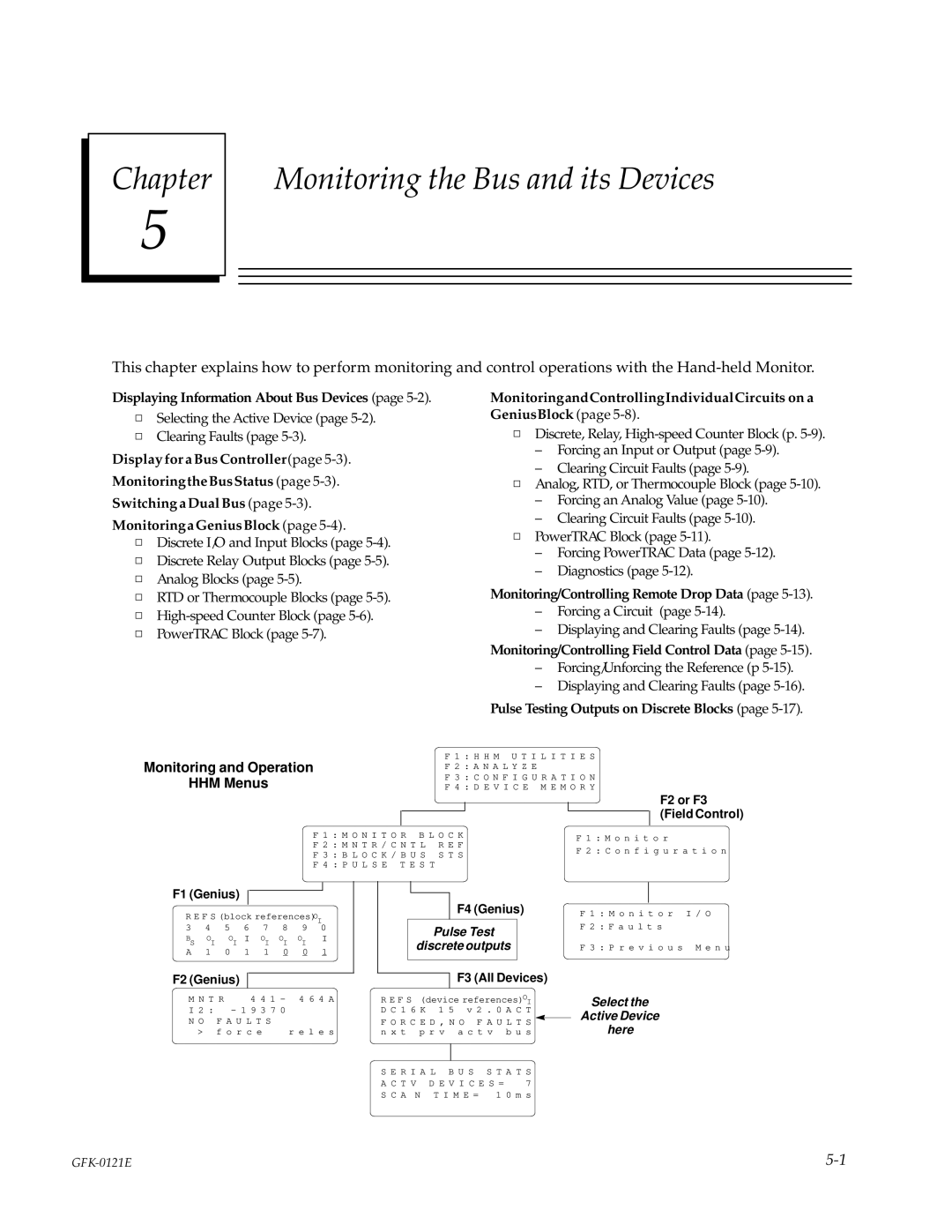 Socket Mobile GFK0121E manual Chapter Monitoring the Bus and its Devices 