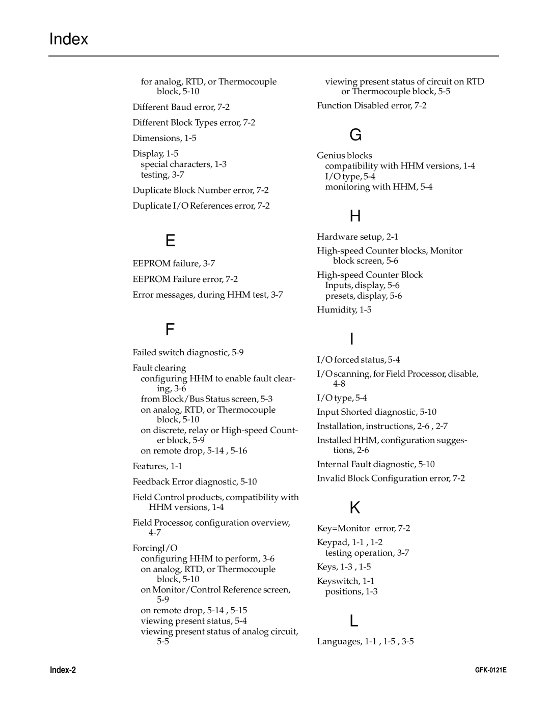 Socket Mobile GFK0121E manual Index-2 