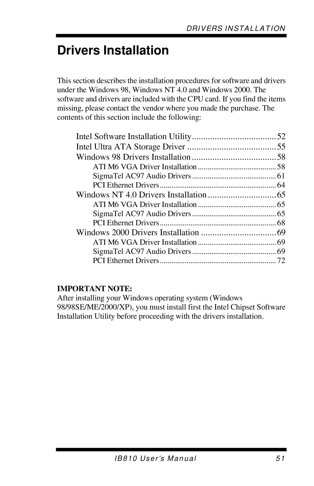 Socket Mobile IB810 user manual Drivers Installation 